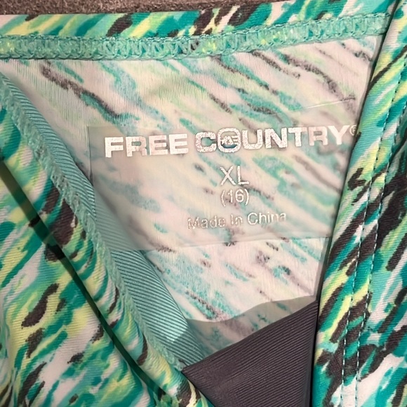 NWT Free Country inter changeables swim suit top Sz XL tankini - Picture 3 of 9
